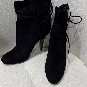 Calvin Klein Black Heeled Boots